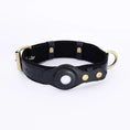 Load image into Gallery viewer, Heavy-Duty Leather Dog Collar with Airtag Holder for Ultimate Pet Safety and Durability
