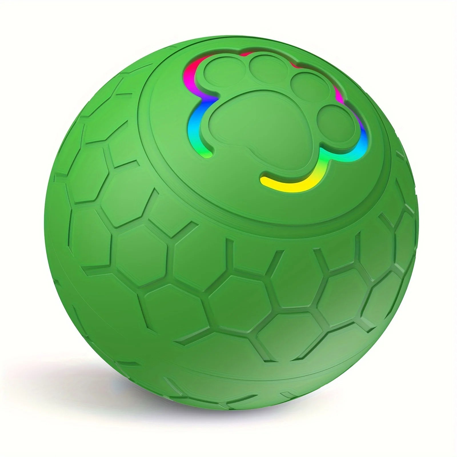 Interactive Pet Toy Ball with LED Lights & Auto Bounce
