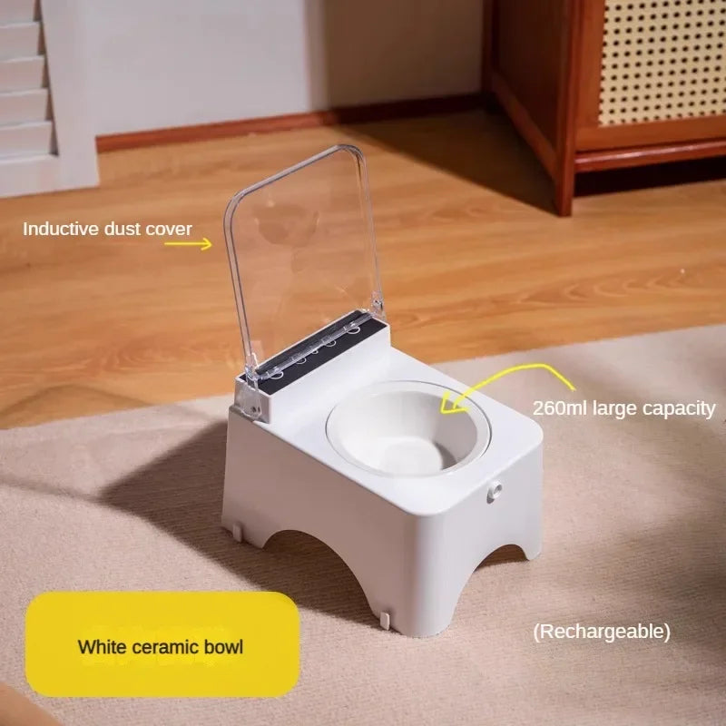 Smart Pet Feeder with Automatic Sensor & Hygienic Cover